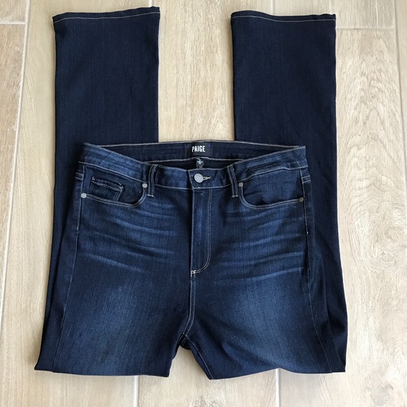 Paige Jeans Dark Wash High Rise Manhattan 31
